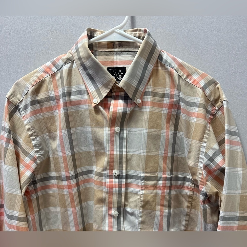 Jos. A. Bank Traveler’s Collection Long Sleeve Button-Up Shirt - Picture 3 of 12
